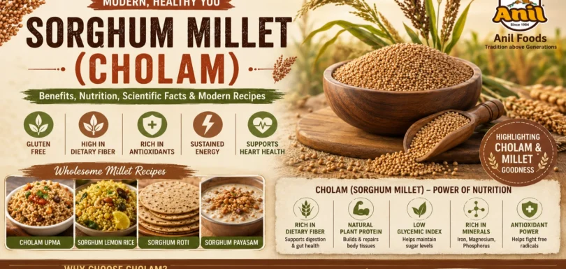 Sorghum Millet (Cholam) Benefits: Nutrition, Scientific Facts, and Modern Recipes