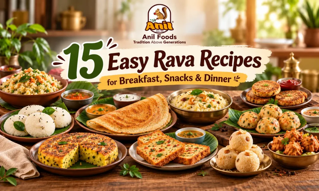 15 Easy Rava Recipes