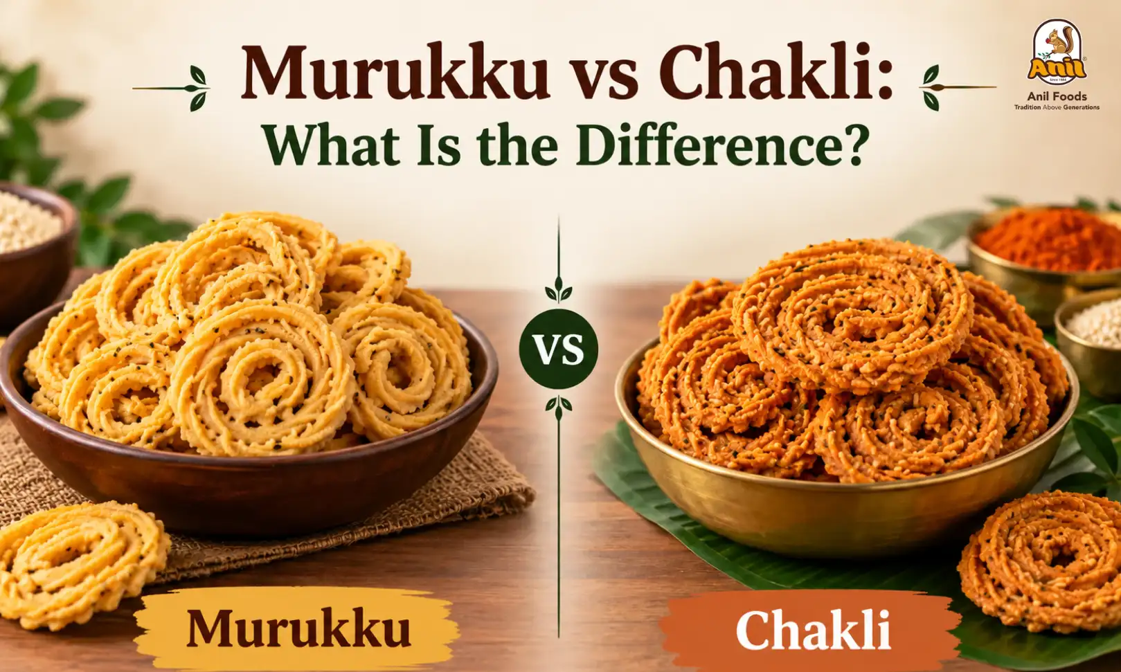 Murukku Vs Chakli What is the Difference