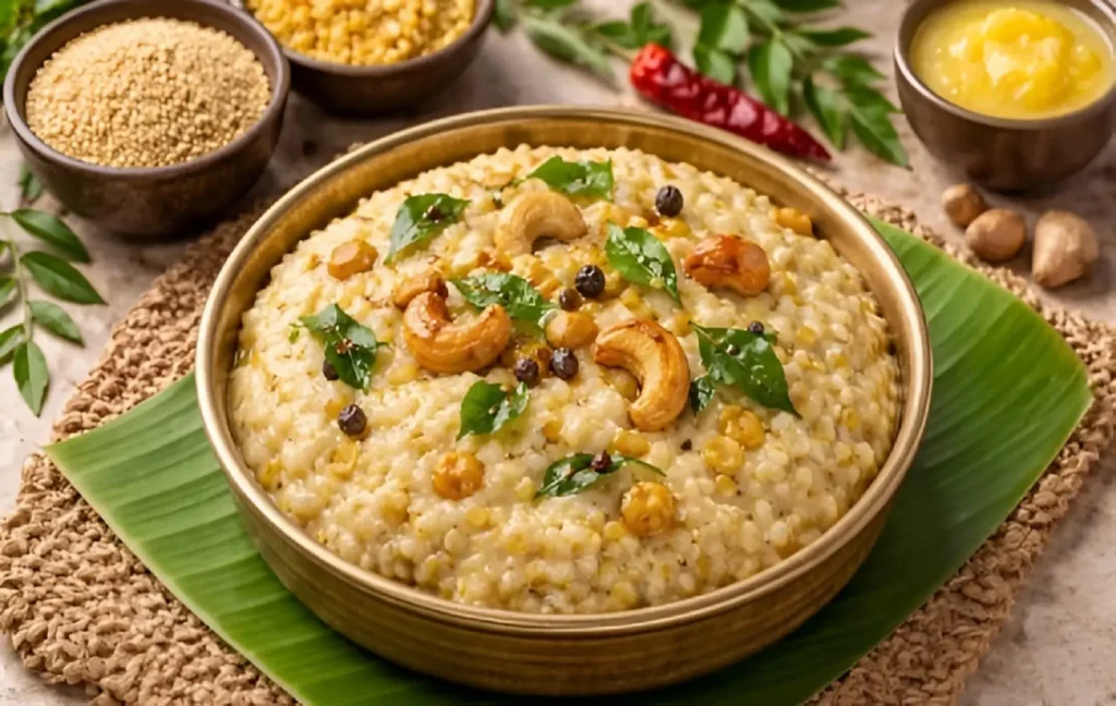 Rava Pongal Recipe